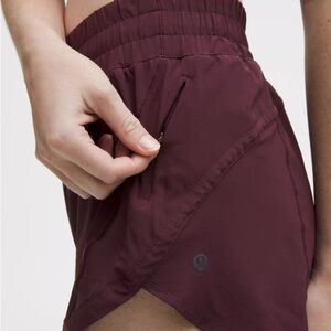 Lululemon size 8 Women's track that Burgundy Shorts see photos for color